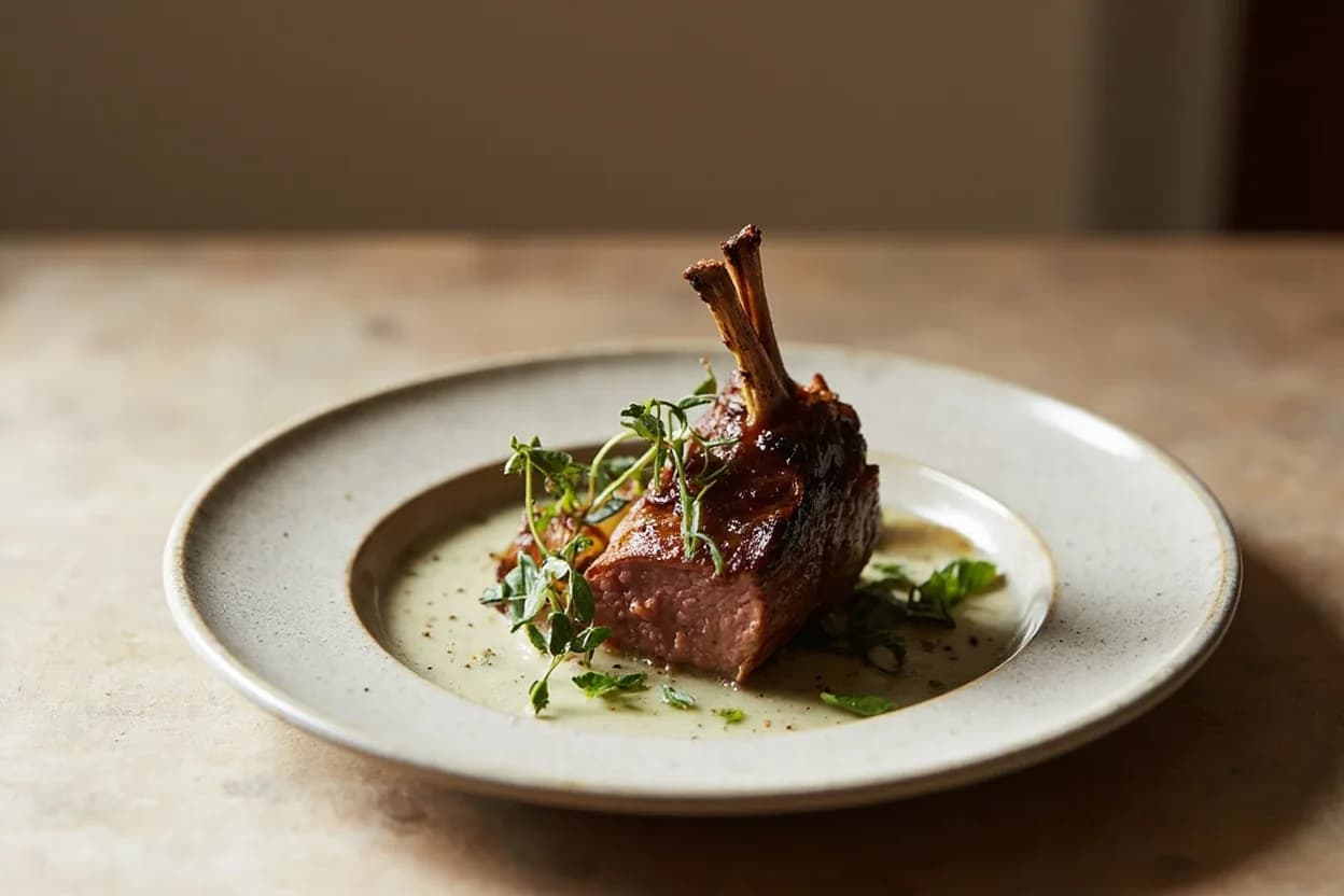 Cherry Wood Smoke in its element — American competition BBQ ribs. Adventurous crossover: Venison loin — A short 90-minute cherry-smoke before searing gives venison an ethereal forest-fruit quality that echoes classic European cherry-venison sauce pairings..