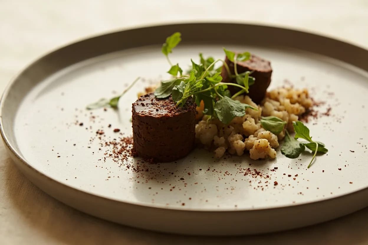 Garam Masala in its element — Chicken tikka masala. Adventurous crossover: Dark chocolate mousse — A quarter teaspoon of garam masala in bittersweet chocolate mousse introduces cinnamon, cardamom, and clove that mirror the spice notes already present in high-quality cacao..