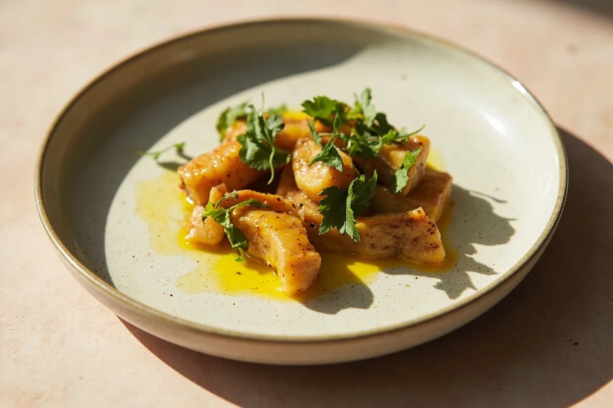 Ghee in its element — Chicken tikka masala (base). Adventurous crossover: Miso (white or red) — Brushing miso thinned with ghee onto salmon or chicken before roasting layers Japanese fermented umami with Indian-adjacent browned-butter depth — a pan-Asian hybrid with remarkable coherence..