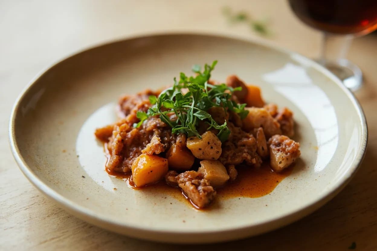 Mulato Chile in its element — Mole negro (Oaxaca). Adventurous crossover: espresso — Cold-brew or espresso concentrate in a mulato-based braising liquid doubles the coffee note and intensifies the dark, smoky profile of the sauce..