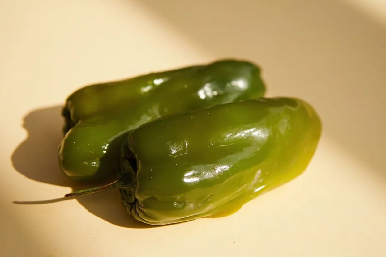 Pickled Jalapeño in its natural form. Pickled jalapeños are fresh jalapeño chiles (Capsicum annuum 'Jalapeño') preserved in a brine of white vinegar, water, salt, and usually garlic, cumin, and dried oregano — the Mexican preparation kno… Tasting profile: sharp white-vinegar acidity, medium capsaicin heat (muted compared to raw), grassy, vegetal chile base, garlic and cumin background.