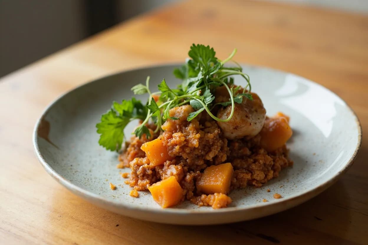 Shrimp Paste (Belacan / Kapi) in its element — Sambal belacan. Adventurous crossover: Roasted butternut squash — A rempah of belacan, chilli, and shallot blended with roasted squash makes a complex soup where the vegetable's sweetness absorbs the paste's intensity, producing a result more nuanced than cream-based squash soup..