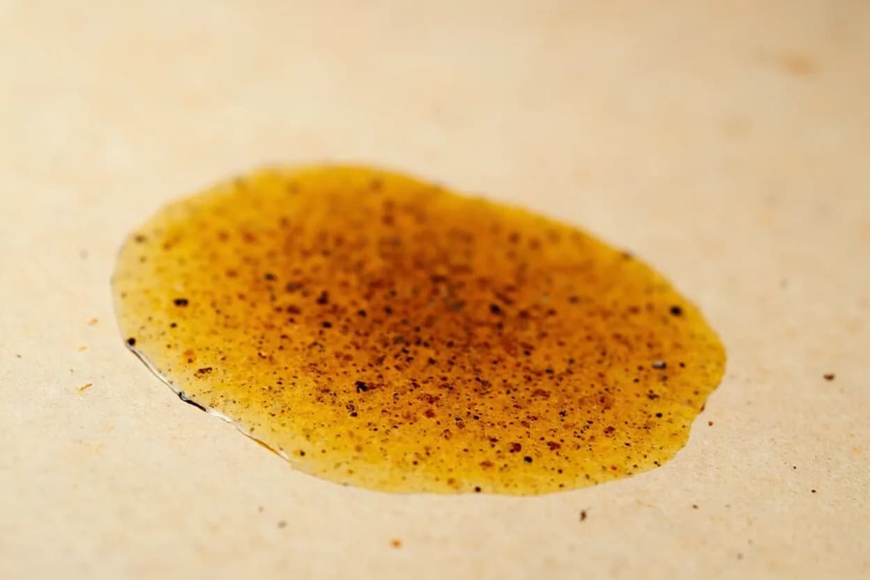 Toasted Sesame Oil in its natural form. Toasted sesame oil is pressed from sesame seeds that have been roasted to a deep amber before extraction. Tasting profile: deep, roasted nuttiness, pyrazine-driven smokiness, earthy richness, lingering sesame warmth.