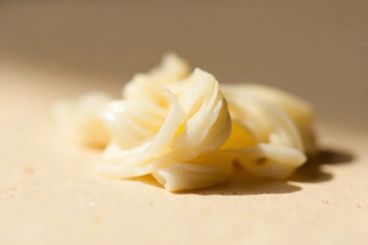 White Miso (Shiro Miso) in its natural form. White miso (shiro miso) is a Japanese fermented paste made from soybeans and a high proportion of rice koji, fermented for a relatively short period — days to weeks rather than months. Tasting profile: sweet and gently savory, mild umami from glutamate-rich koji fermentation, lactic brightness with barely perceptible tang, creamy, almost buttery mouthfeel.