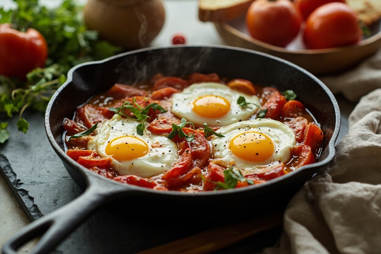 Adjustable Tomato and Egg Skillet