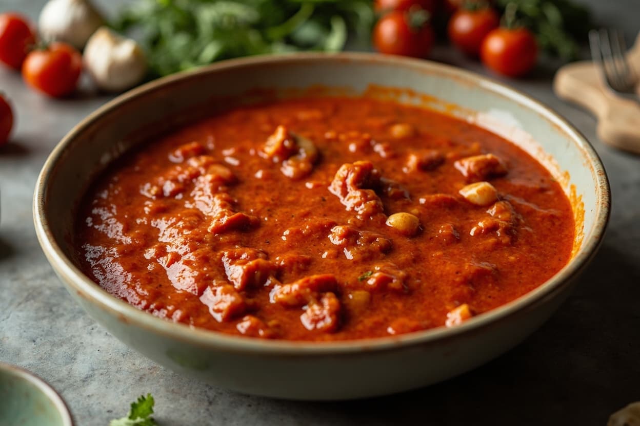 Adjustable Tomato and Garlic Sauce