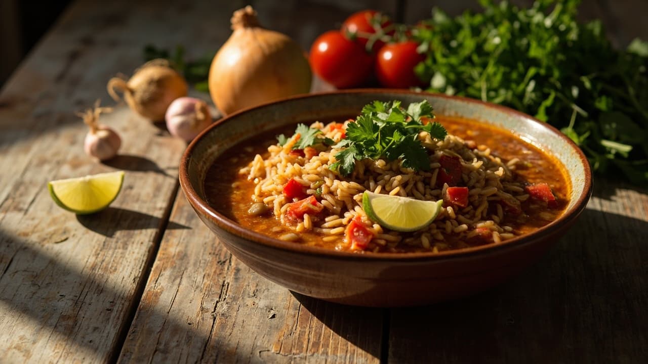 Arroz con Lentejas y Aromas