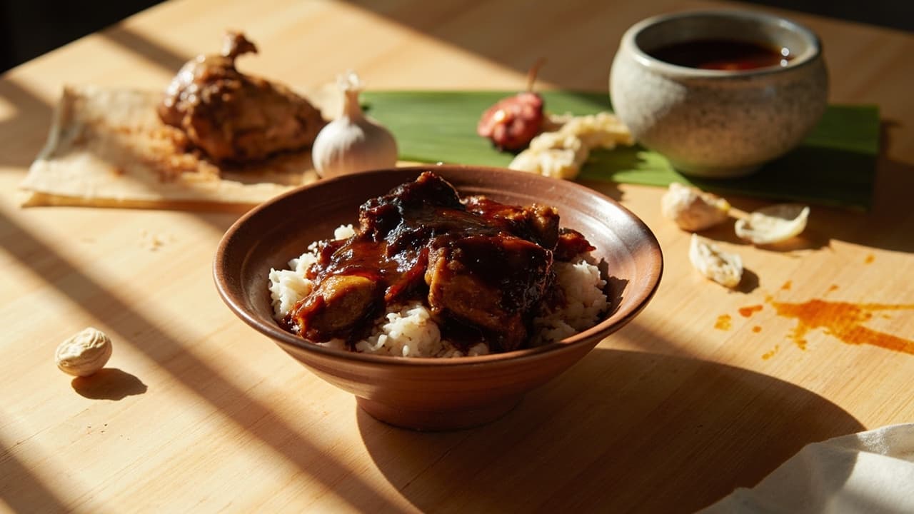 Ayam Kecap — Indonesian Chicken Braised in Sweet Soy