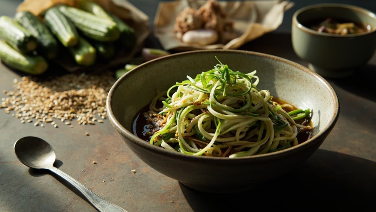 Banchan-Style Sesame Cucumber Salad