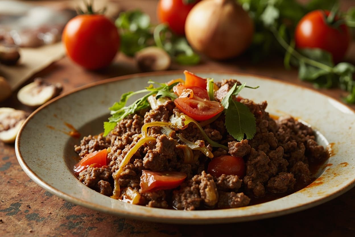 Bandeja Paisa Ground Beef Hash