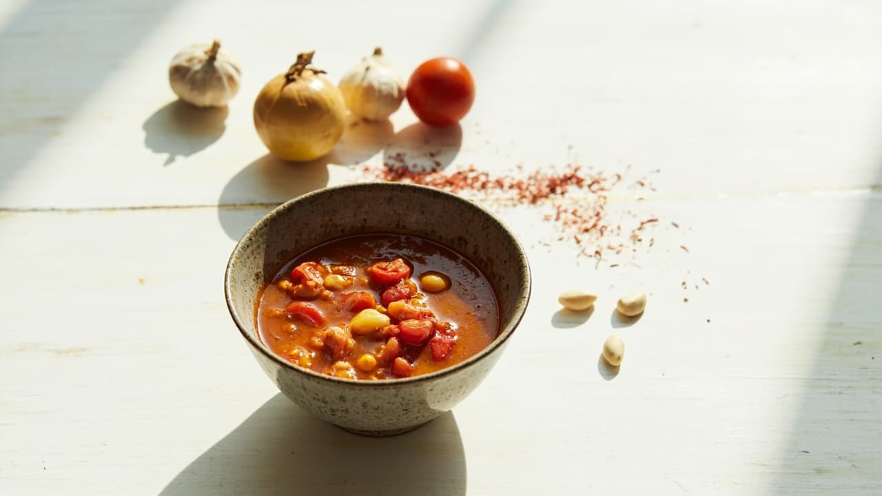 Basque Tomato and White Bean with Saffron
