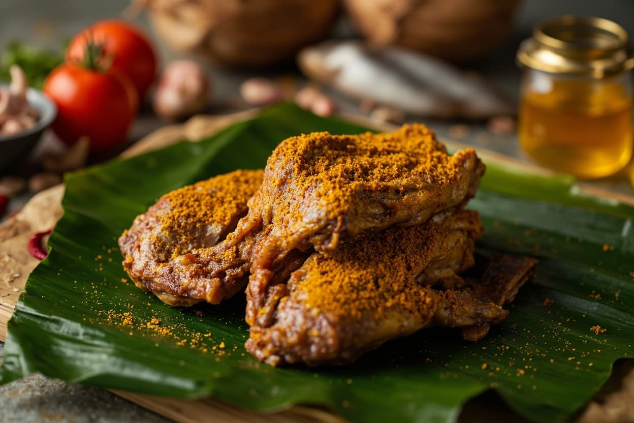 Bebek Bali Spiced Duck with Turmeric and Chile