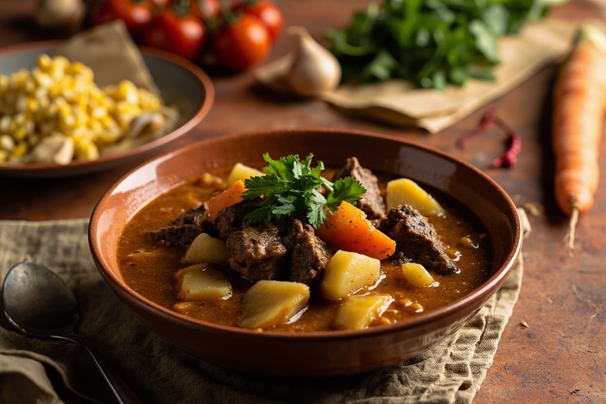 Beef Sancocho with Potato and Corn
