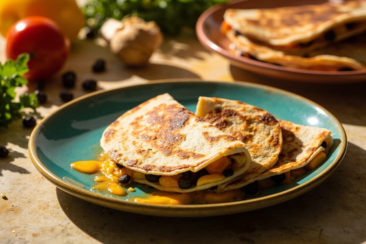 Black Bean and Corn Quesadillas