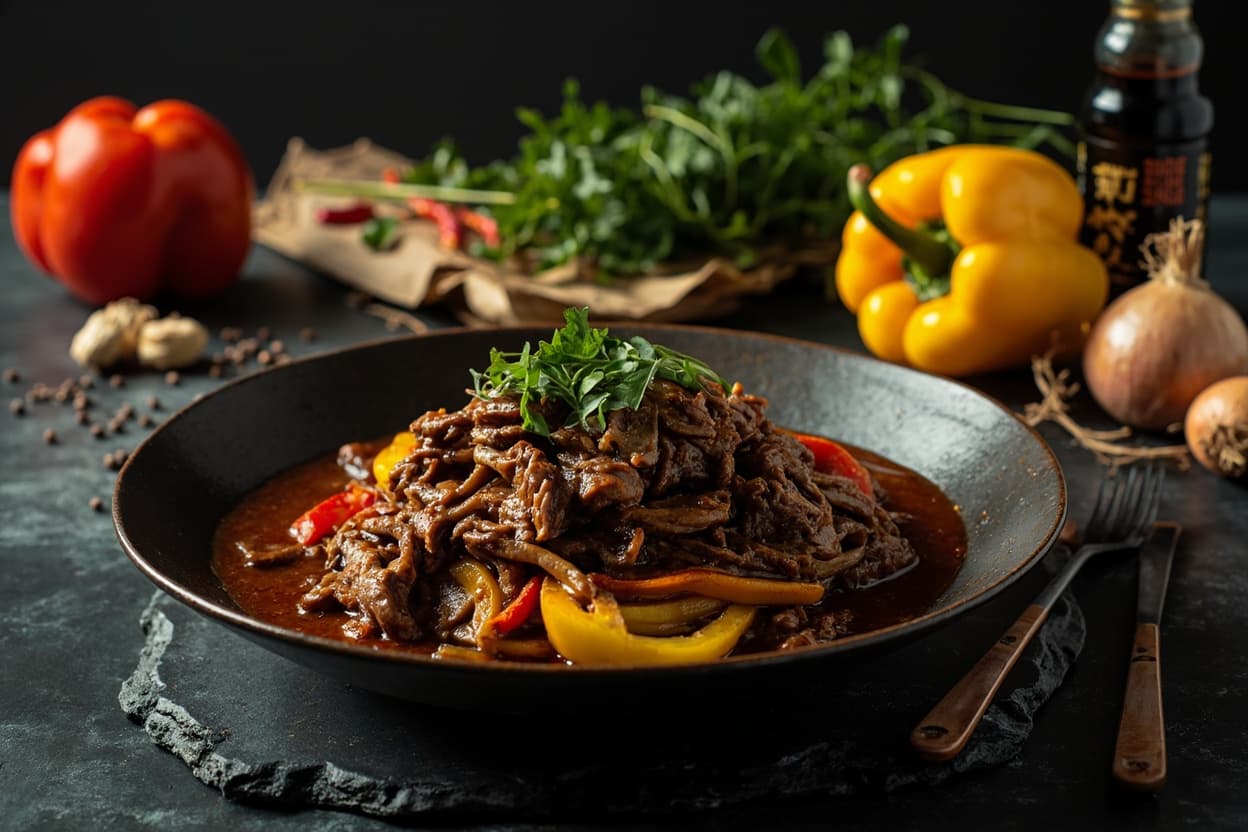 Black Pepper Beef and Bell Pepper