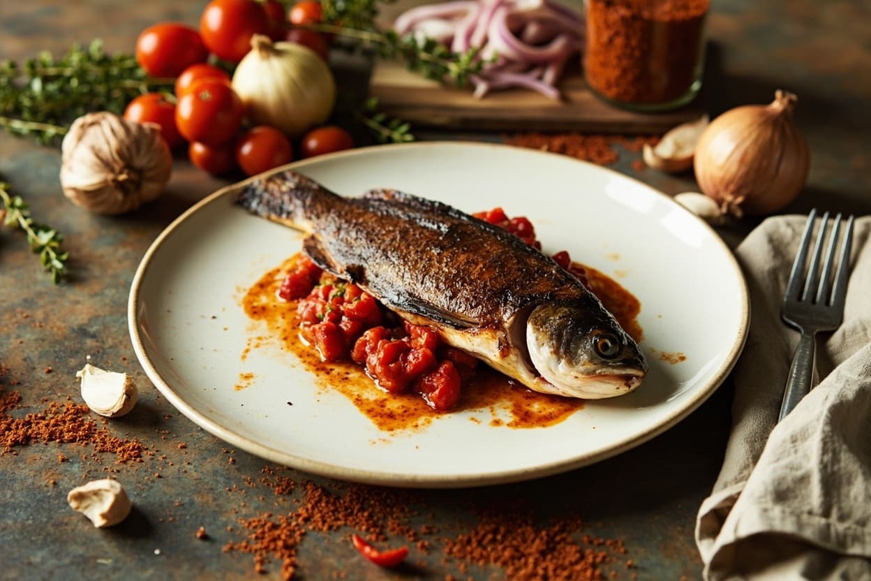 Blackened Trout with Cajun Spice Rub