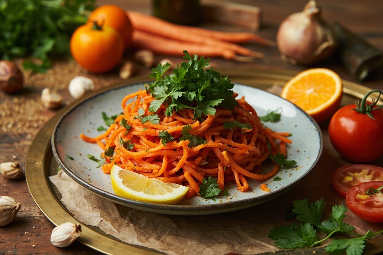 Bright Carrot Salad with Cumin and Orange