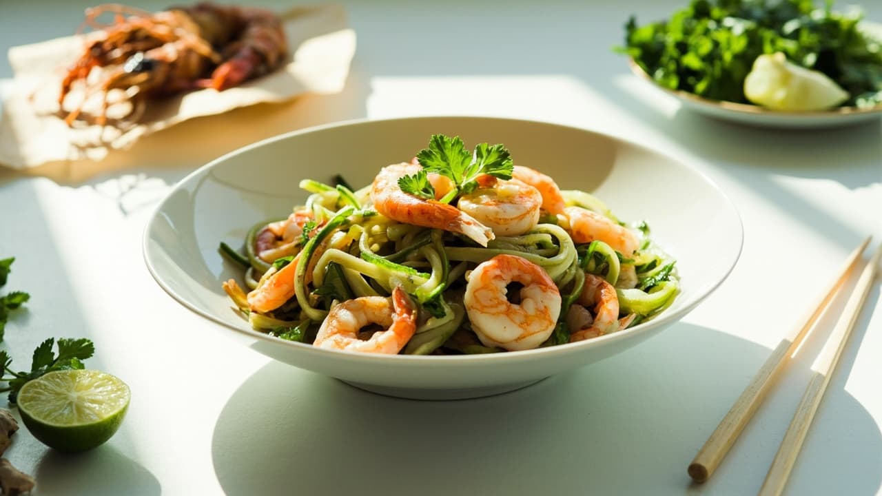 Bright Shrimp and Cucumber Salad