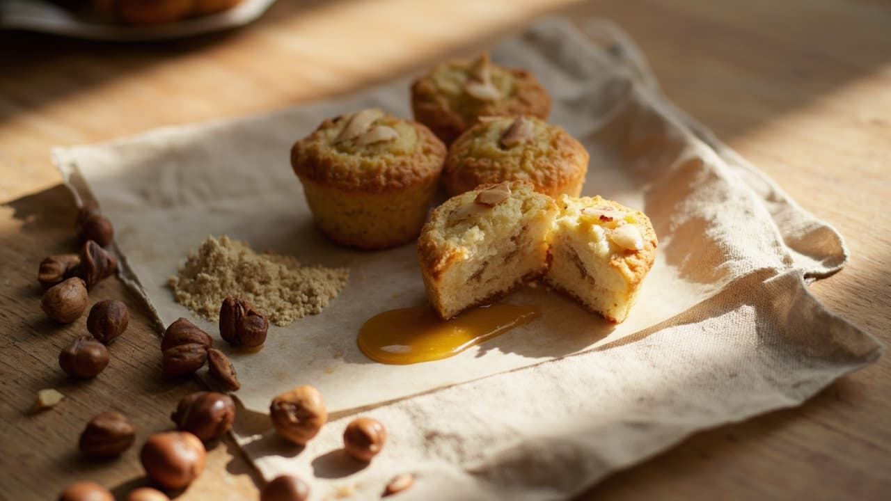 Brown Butter Hazelnut Honey Financiers
