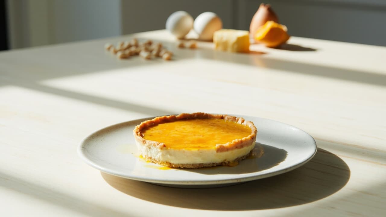 Butternut White Bean Custard Tart