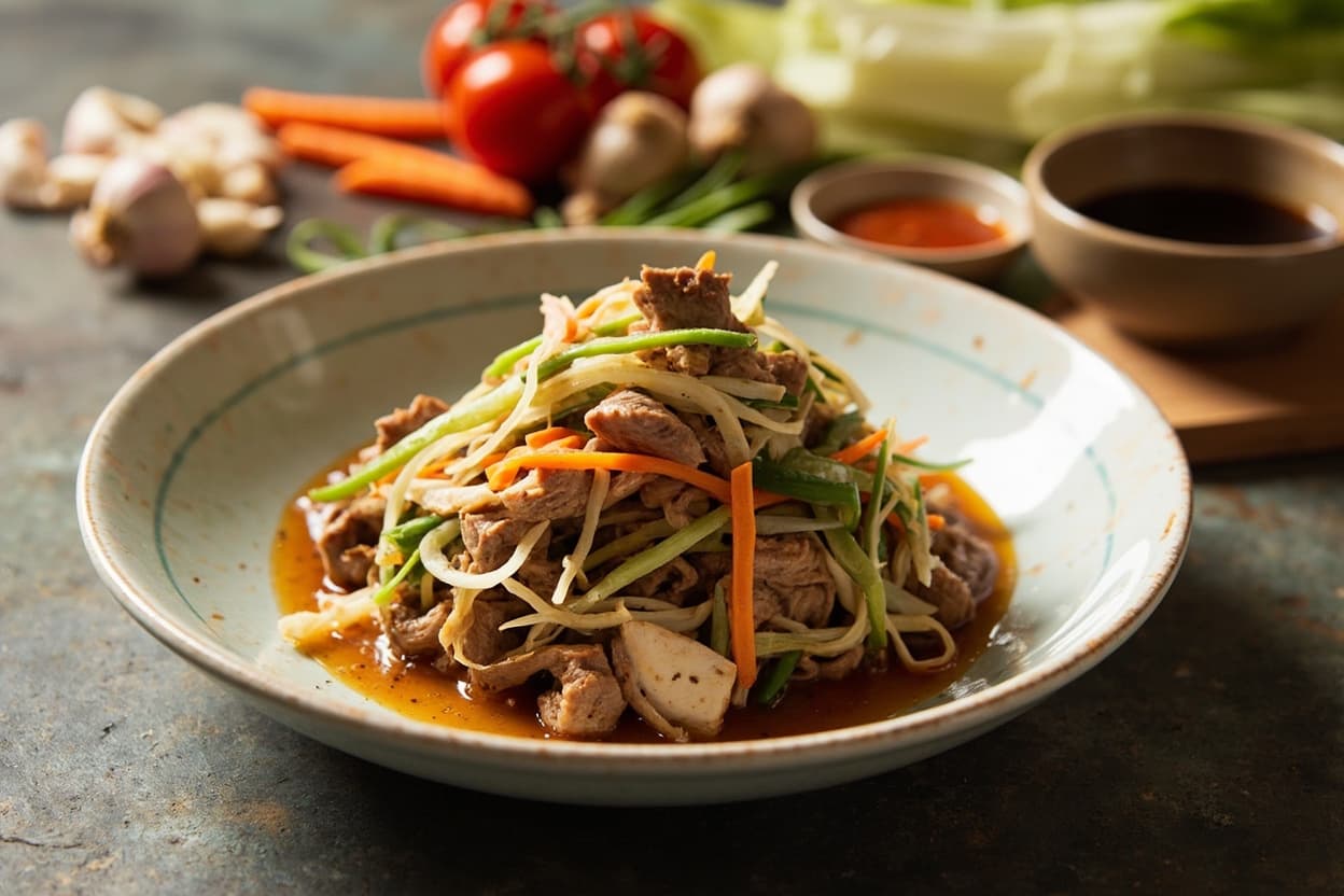 Cabbage Pork Lumpia Stir-Fry Filling