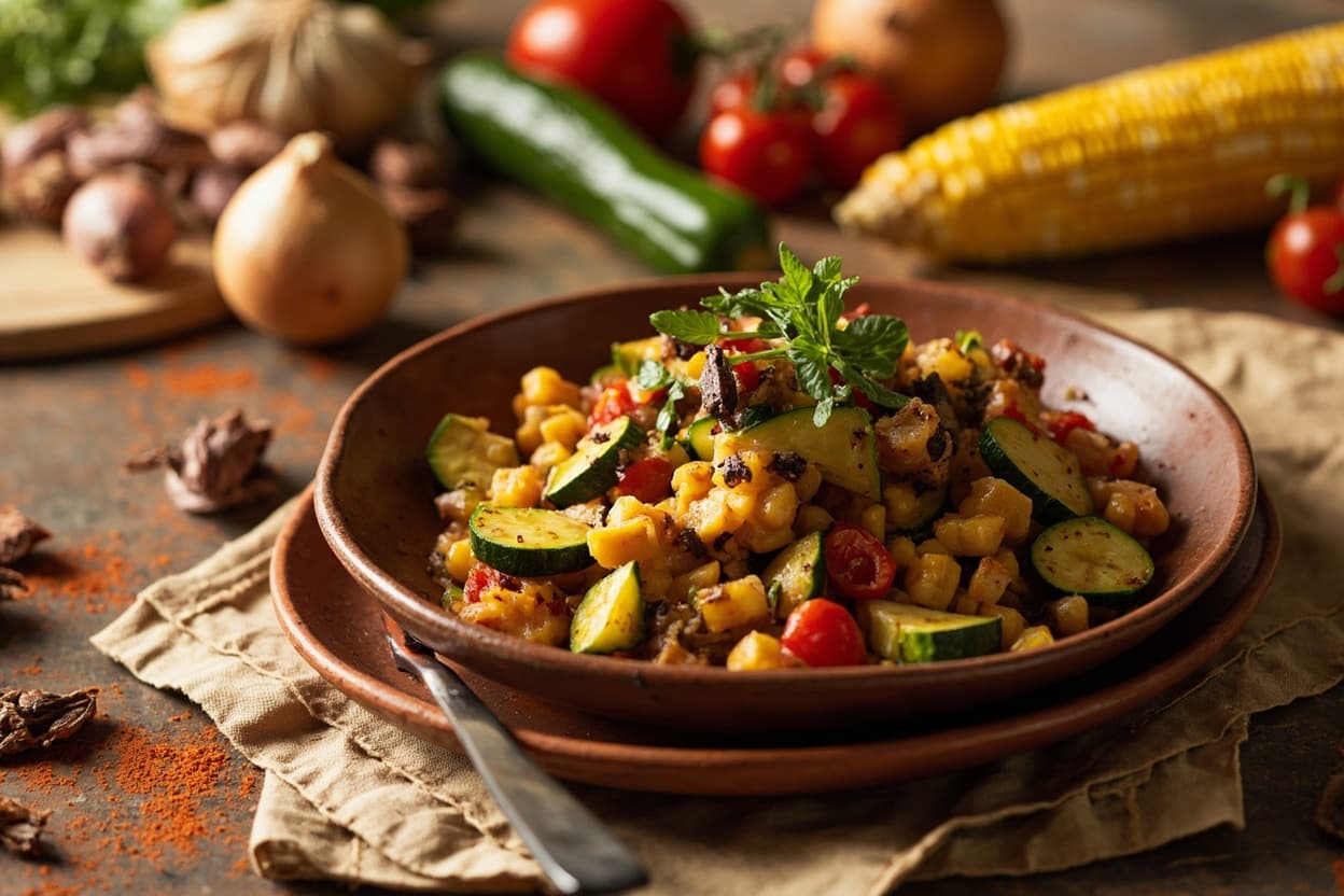 Calabacitas Skillet with Corn and Toasted Chile