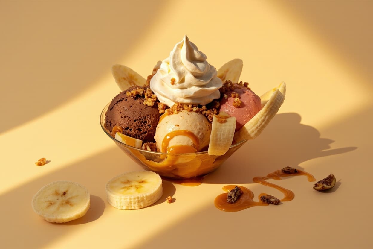 Caramel River Banana Split