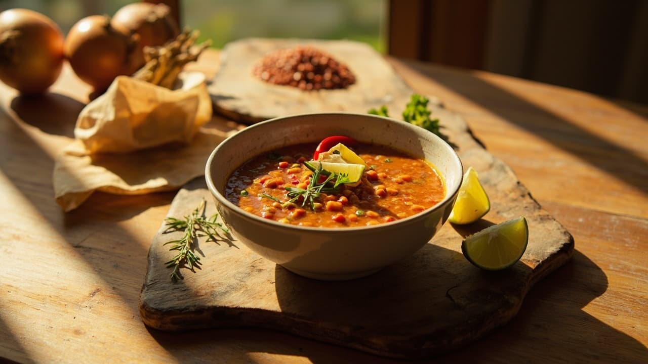Caribbean Coconut Lentil Soup