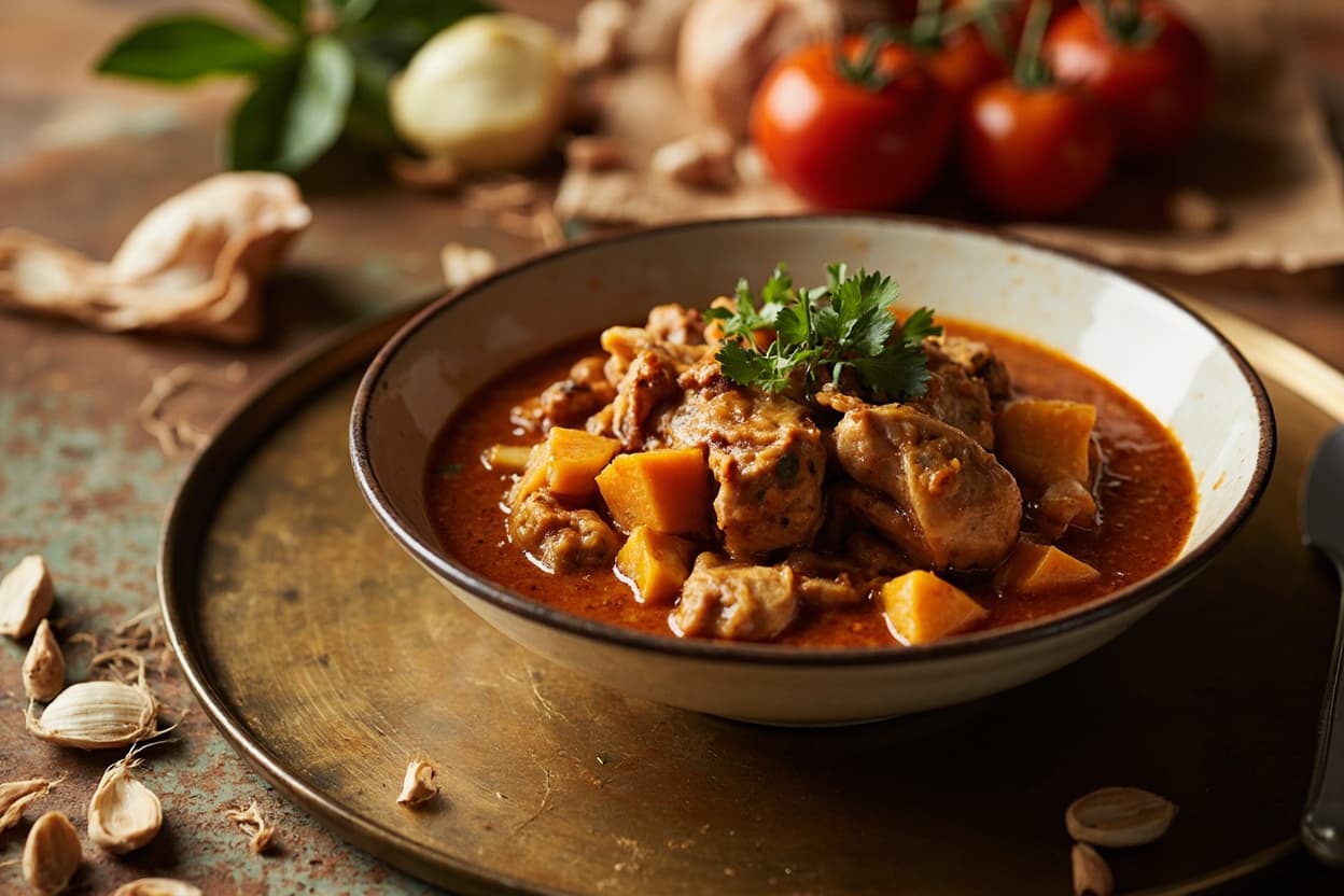 Cashew Groundnut Chicken Stew