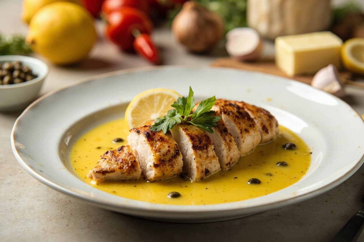 Chicken Piccata with Lemon and Capers