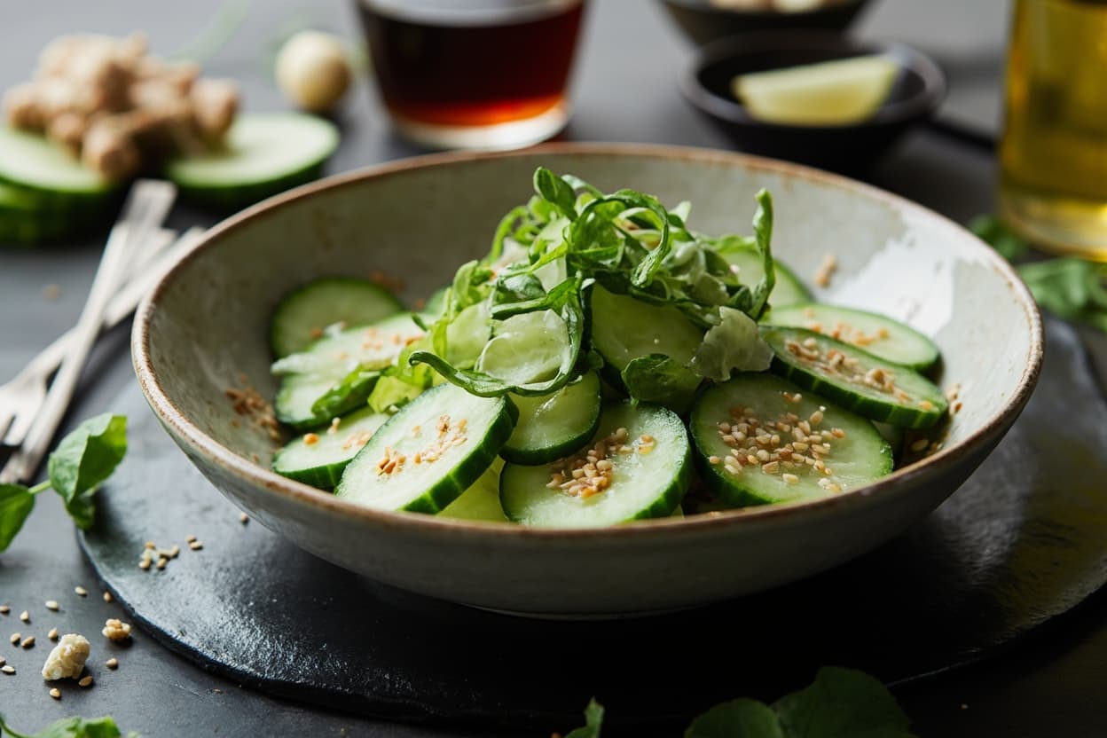 Chilled Cucumber and Sesame Salad