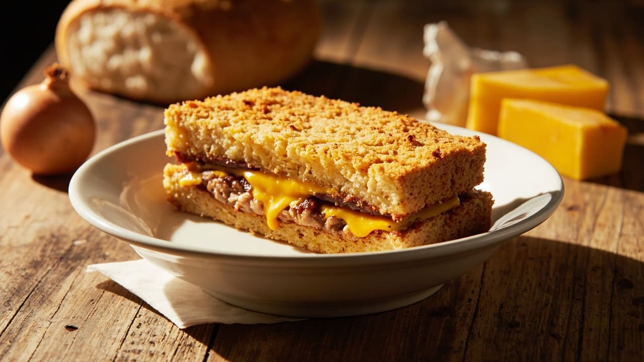 Chip-Crusted Tuna Melt