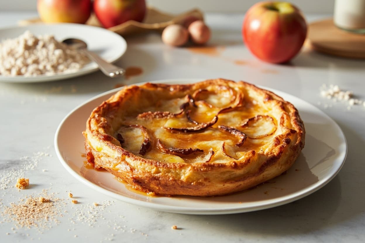 Cinnamon Apple Skillet Dutch Baby