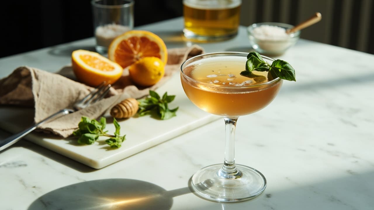 Citrus Basil Tisane