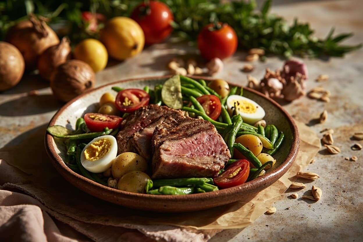 Classic Salade Niçoise with Seared Tuna