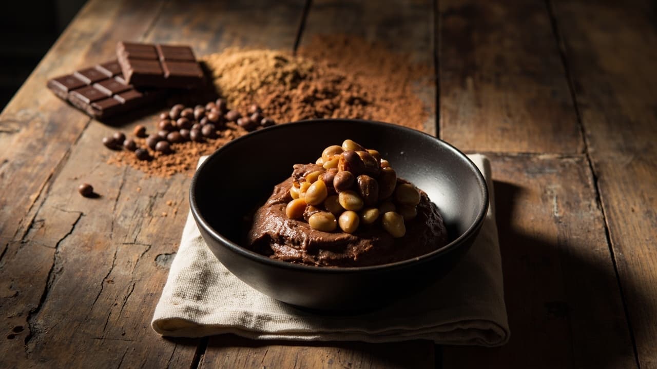 Coco's Caramelized Pinto Bean Chocolate Mousse
