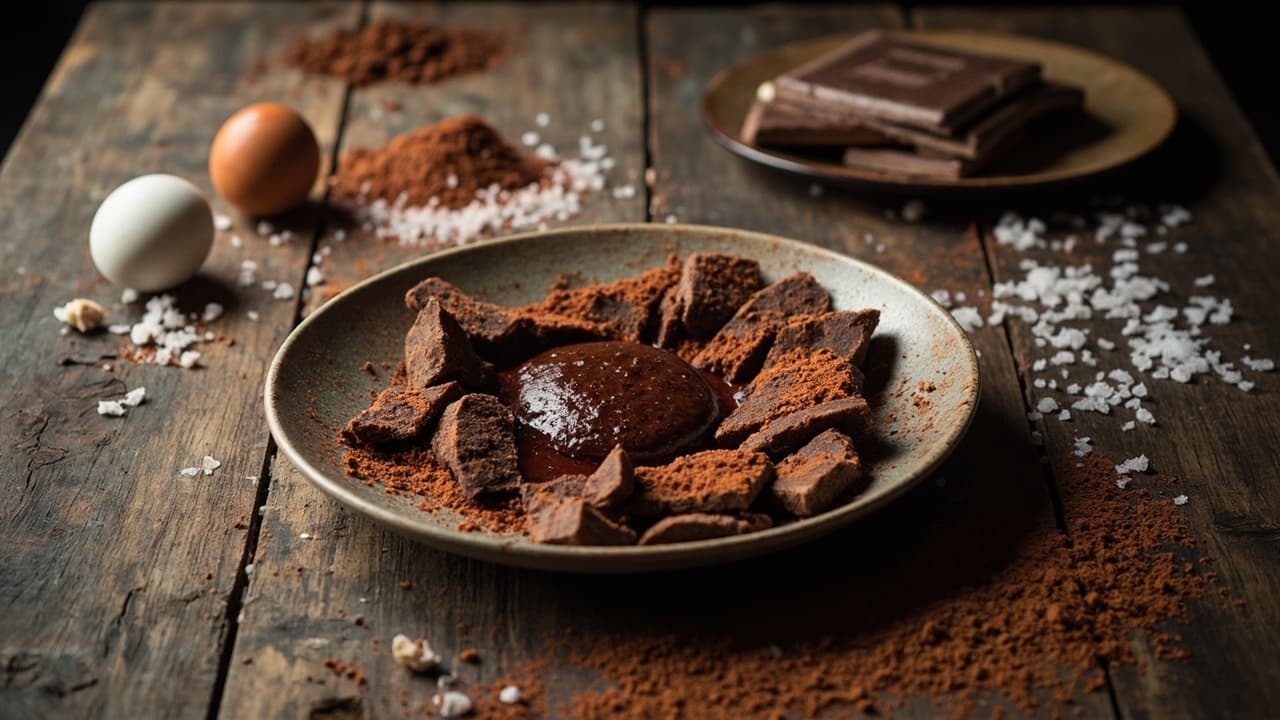 Coco's Deconstructed Chocolate Lava With Smoked Paprika