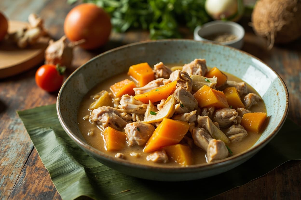 Coconut Chicken and Butternut Stew