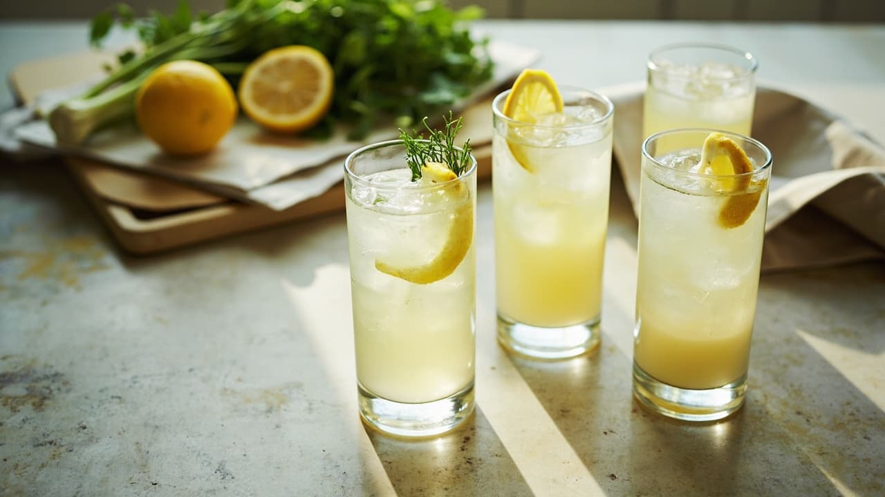 Coconut Fennel Twilight Fizz