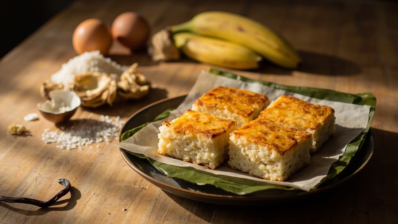 Coconut Flour Biko Cakes