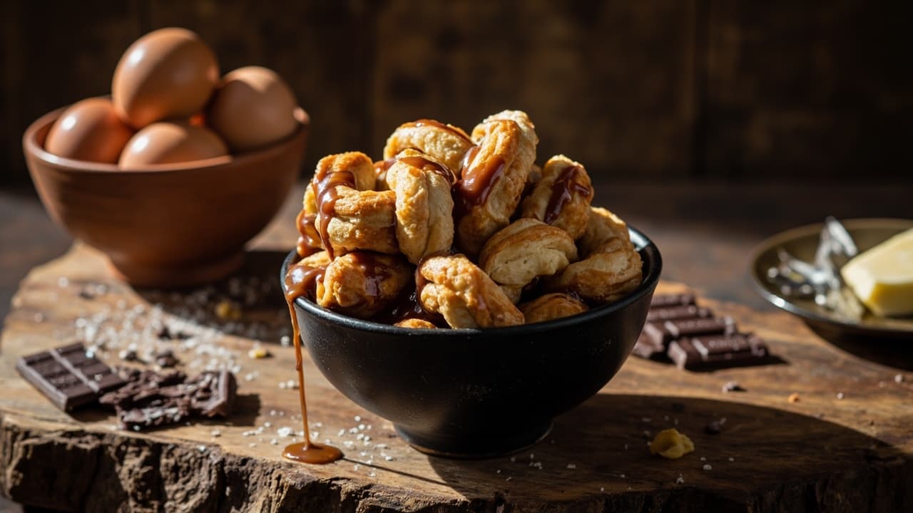 Coconut Flour Chocolate Eclairs Knotted Into Beautiful Chaos