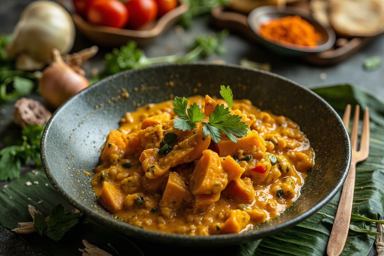 Coconut Lentil Curry with Sweet Potato