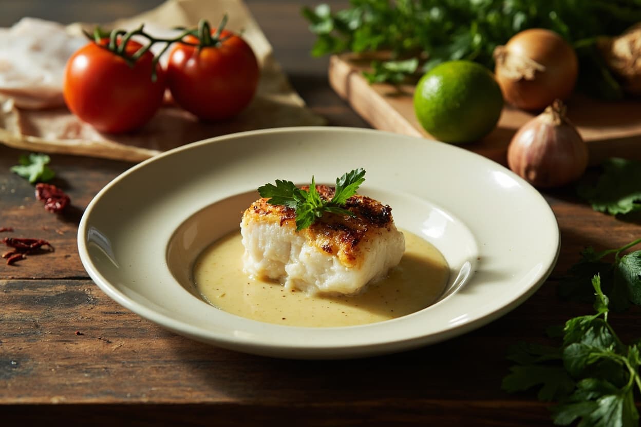 Coconut-Lime Cod with Chili and Cilantro