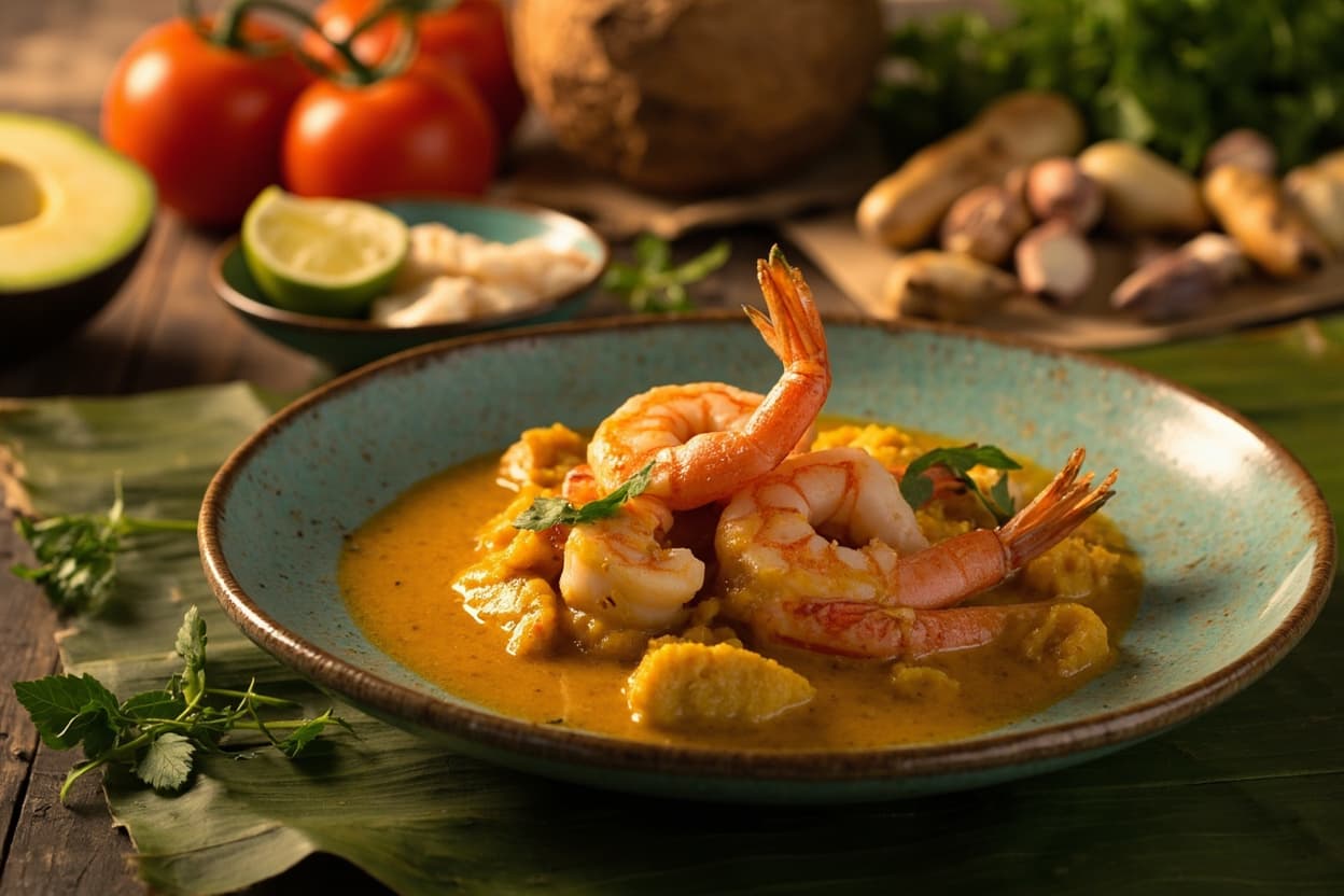 Coconut Shrimp Curry with Lime