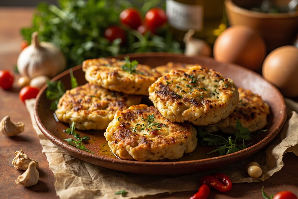 Cod and Chickpea Fritters