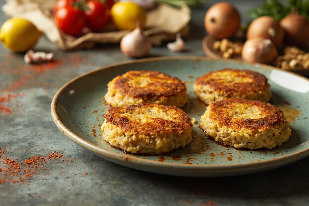 Cod Cakes with Lemon and Cayenne
