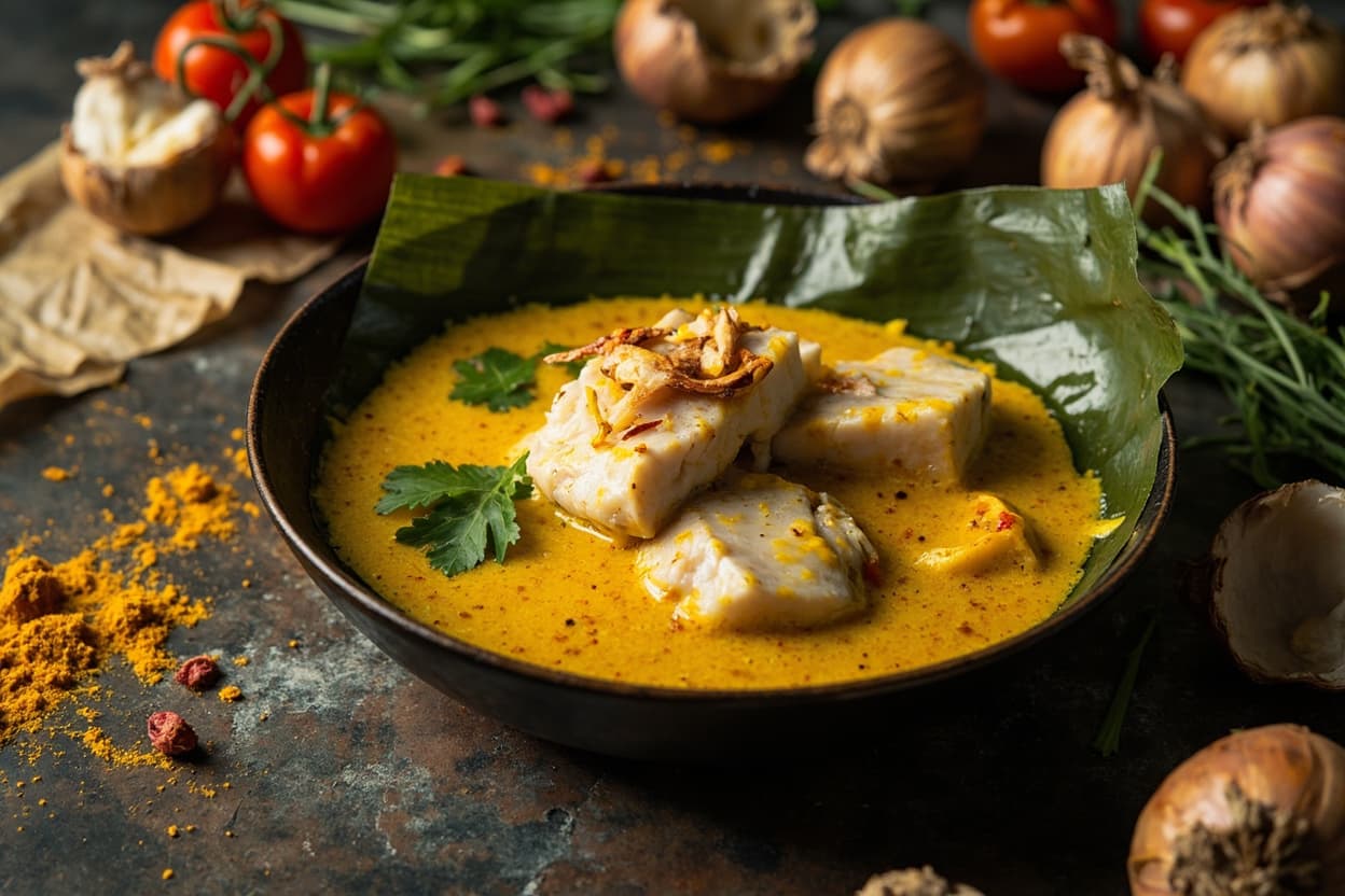 Cod in Golden Turmeric-Ginger Broth