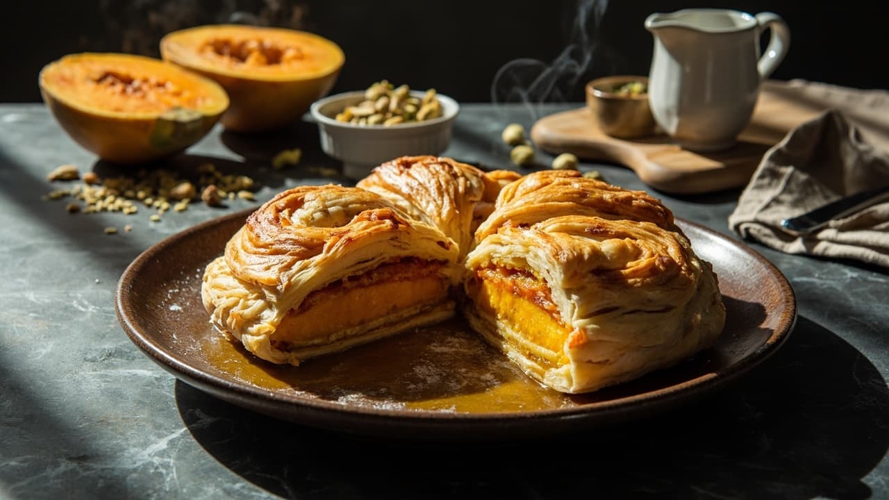 Crispy Butternut-Squash Katmer