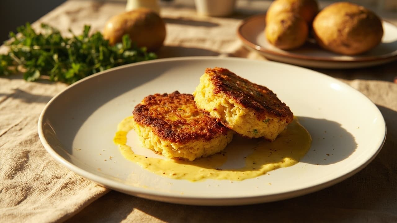 Crispy Cod Cakes with Saffron and Garlic Aioli