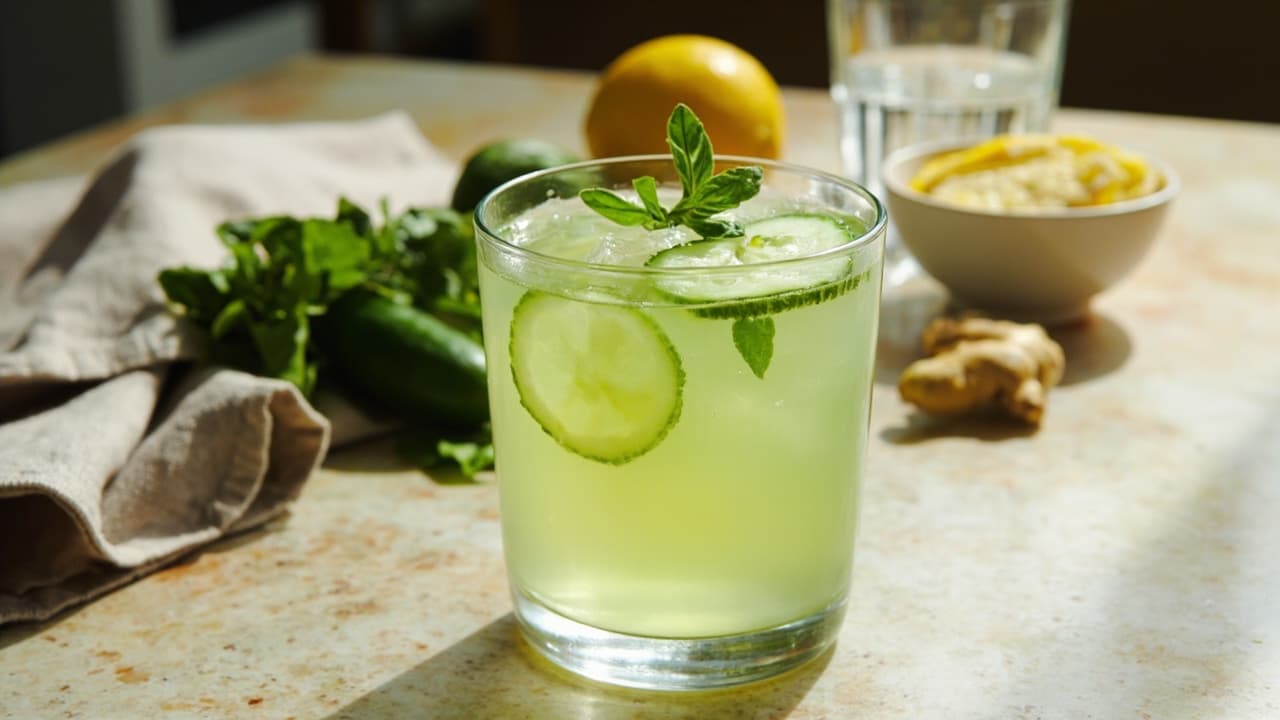 Cucumber Basil Cooler